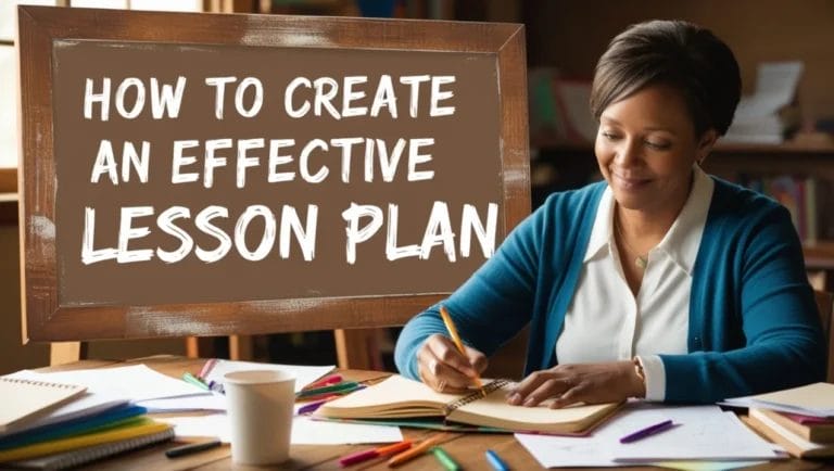 How to create an effective lesson plan