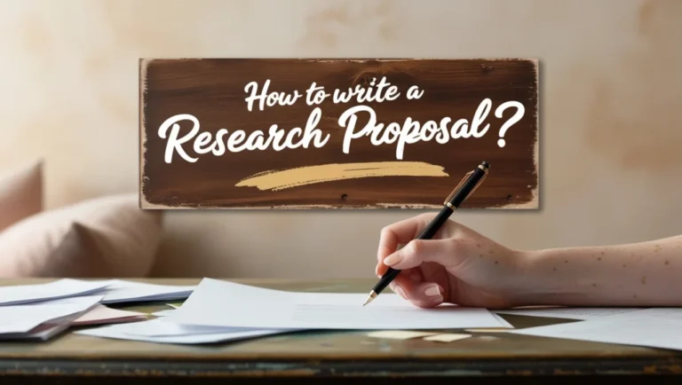 How to write a Research Proposal