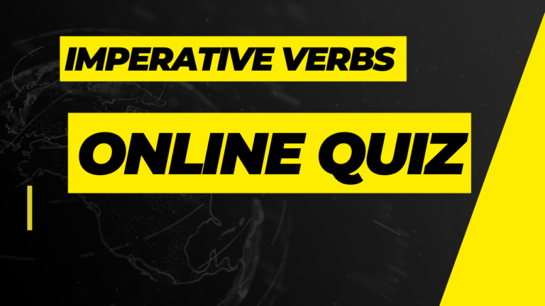 Imperative Verbs – Quiz