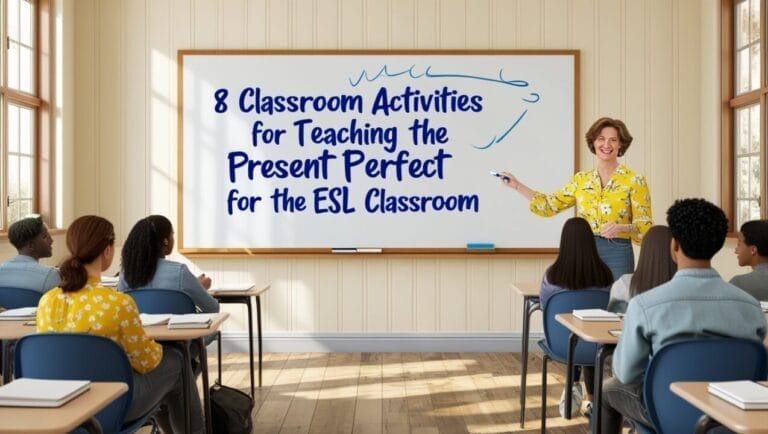 8 Classroom Activities for Teaching the Present Perfect for the ESL Classroom