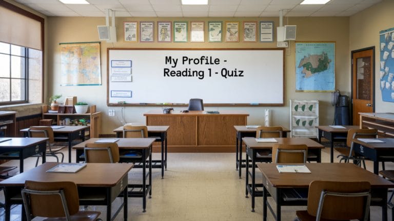 My Profile Reading 1 Quiz