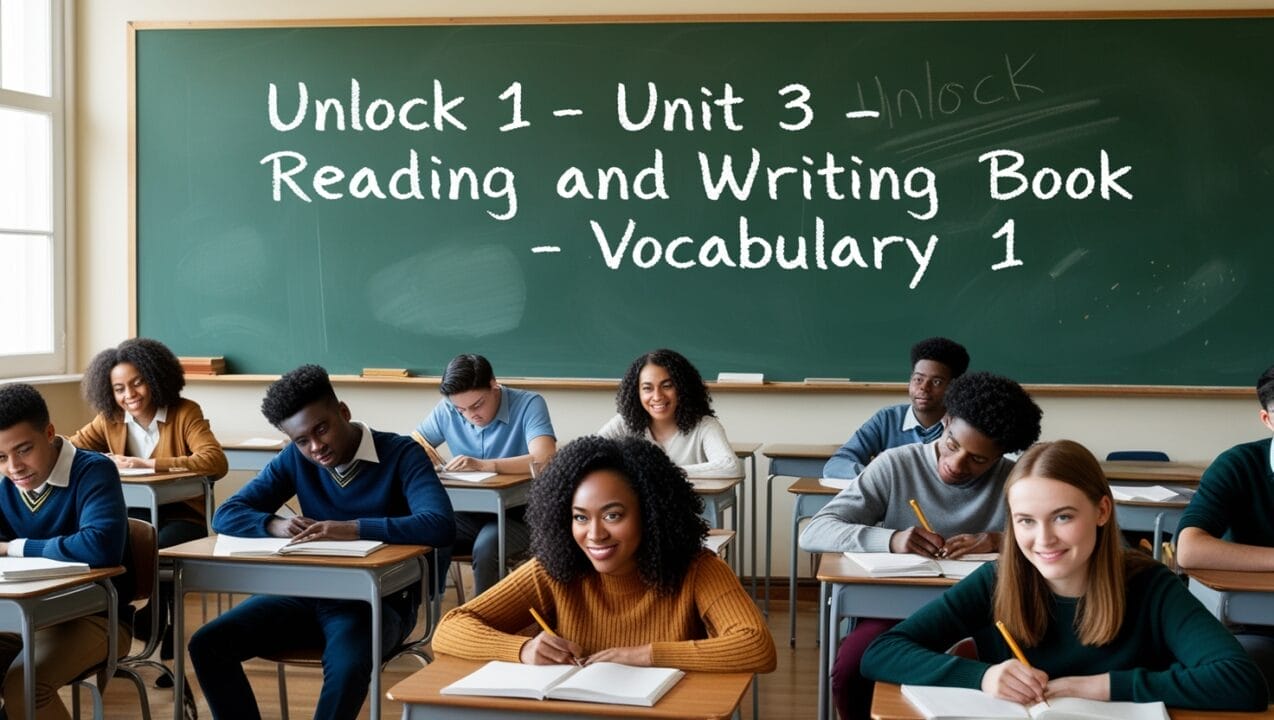 Unlock 1 -Unit 3 – Reading and Writing book – Vocabulary 1