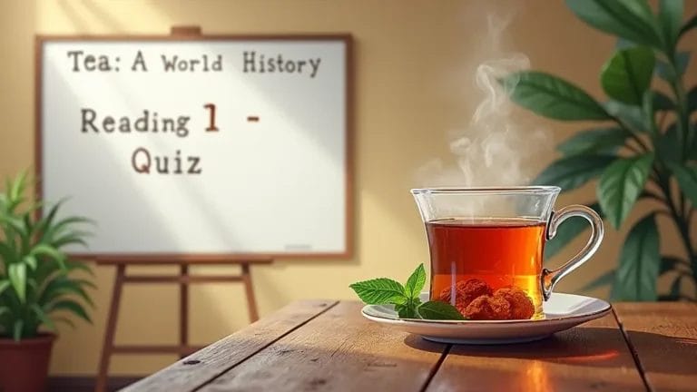 Tea A world History Reading 1 Quiz