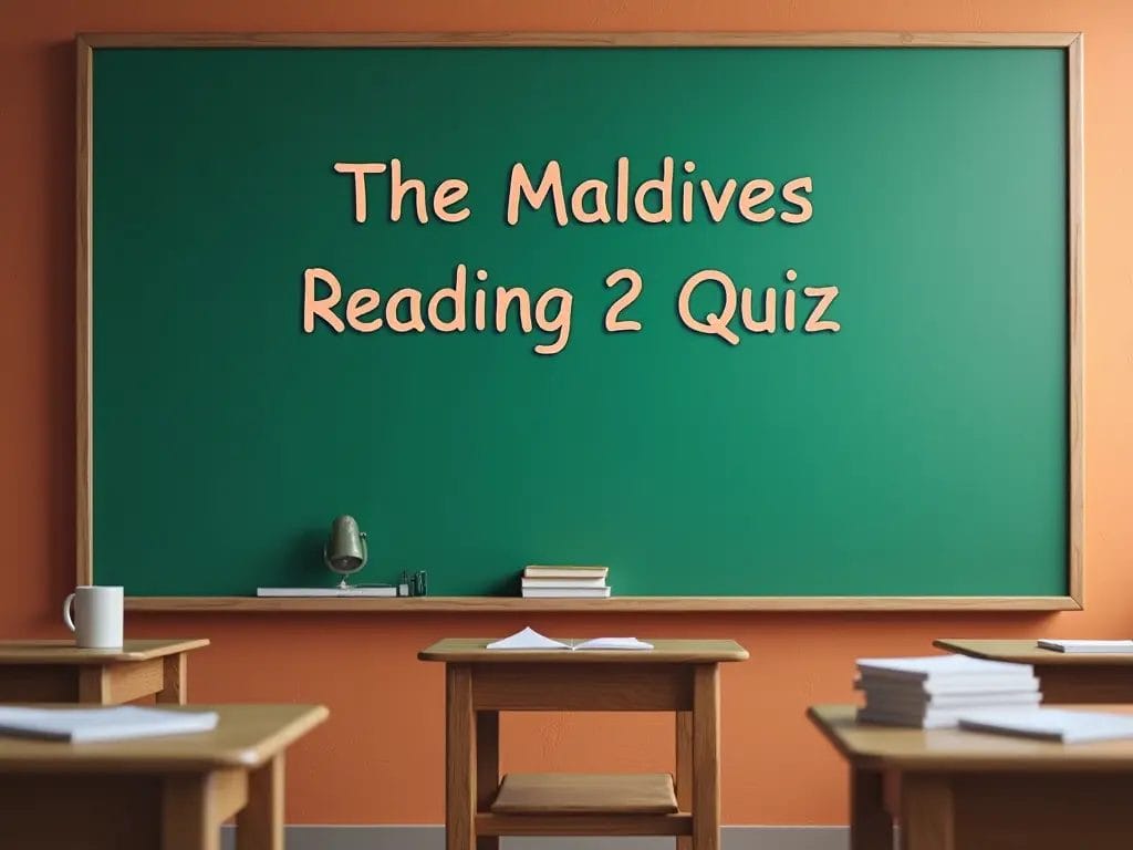 The Maldives – Reading 2- Quiz