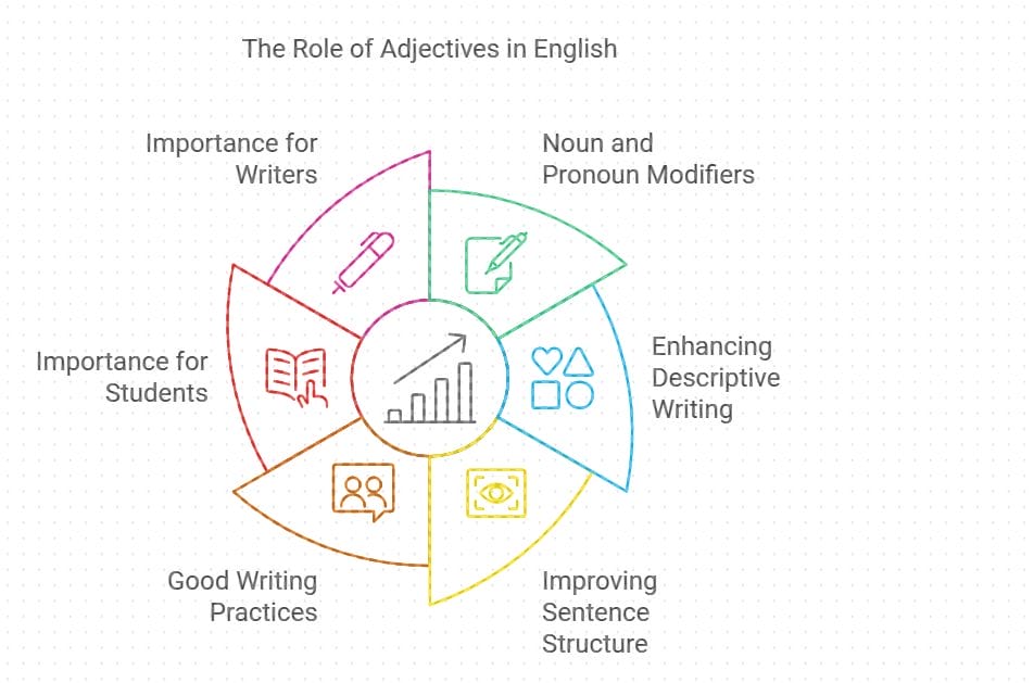 The role of adjectives in English