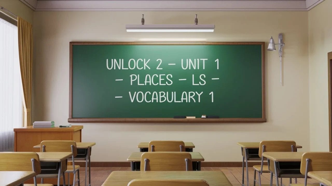 Unlock 2 Unit 1 Places Ls Vocabulary 2 Zahid Muzaffar Khan