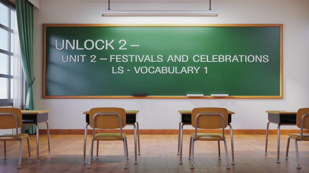 Unlock 2 Unit 2 Festivals and Celebrations LS Vocabulary 1