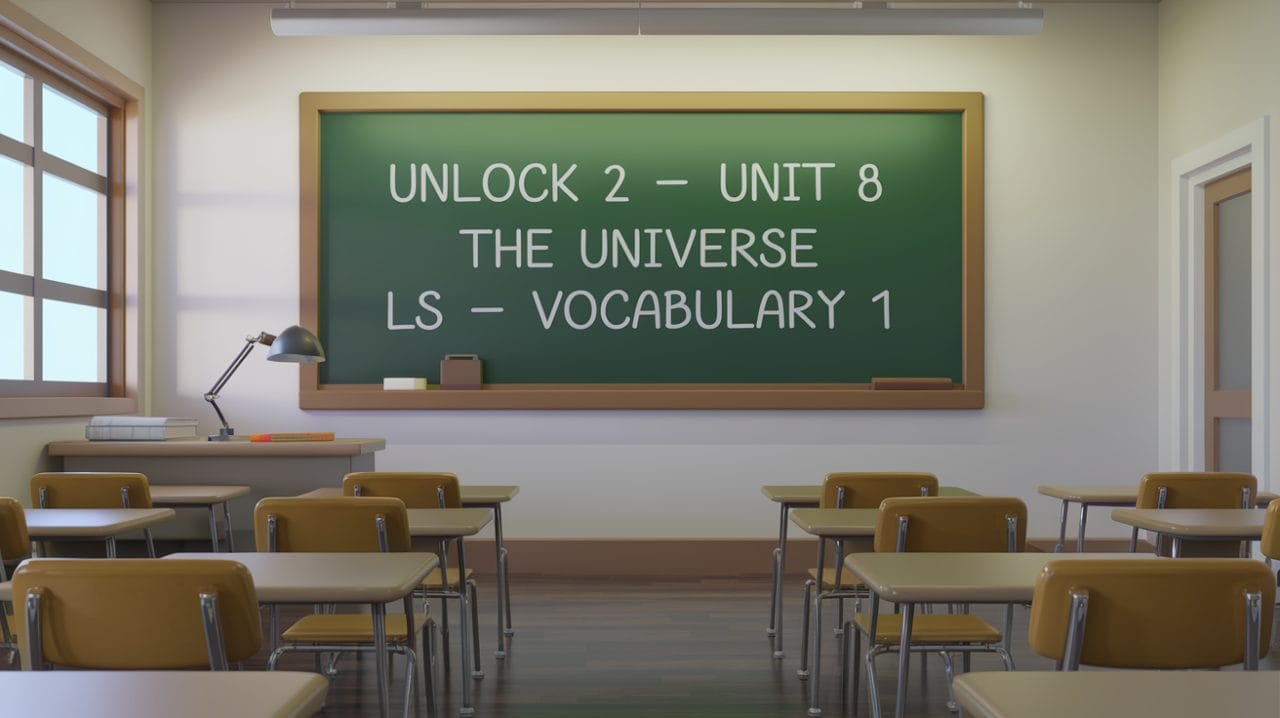 Unlock 2 -Unit 8 – The universe – LS – Vocabulary 1