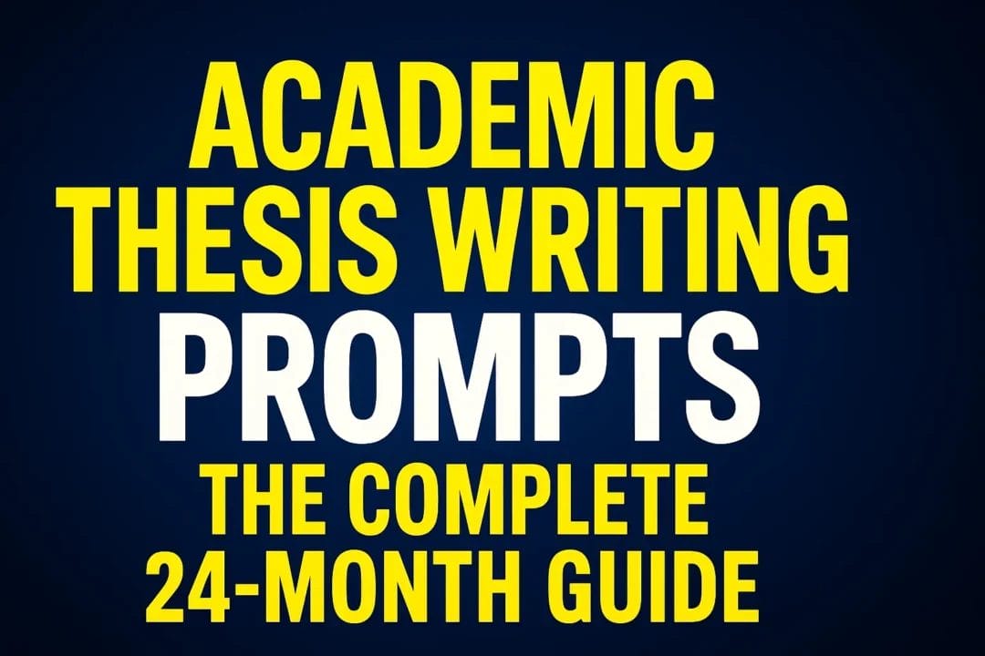 Thesis writing prompts
