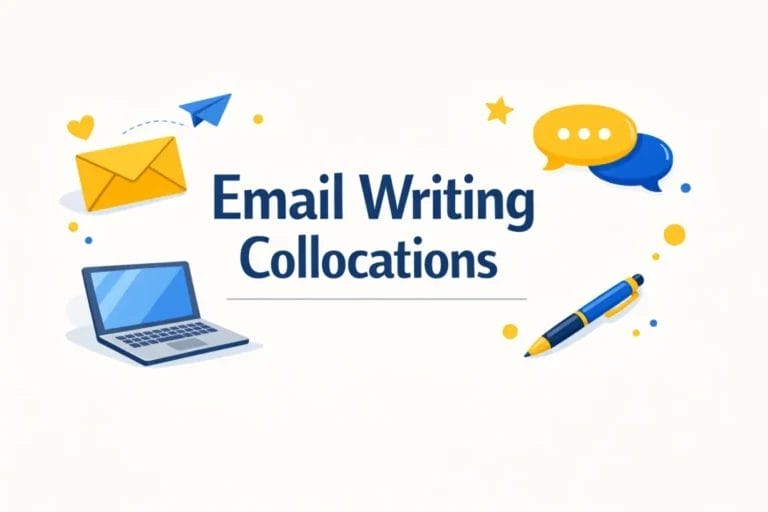 Email Writing Collocations